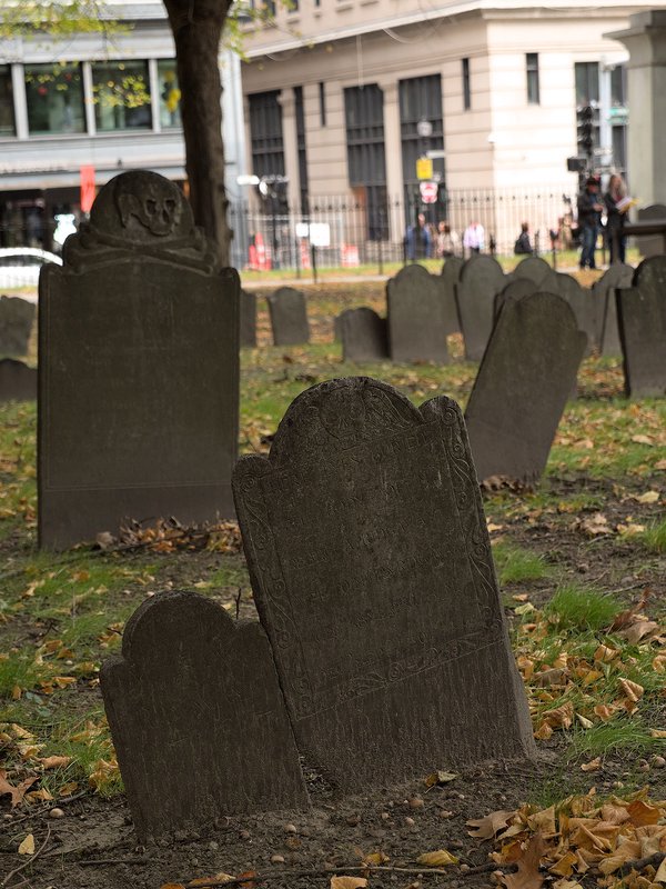 Here lyes y body… Granary Burying Place, Boston MA.