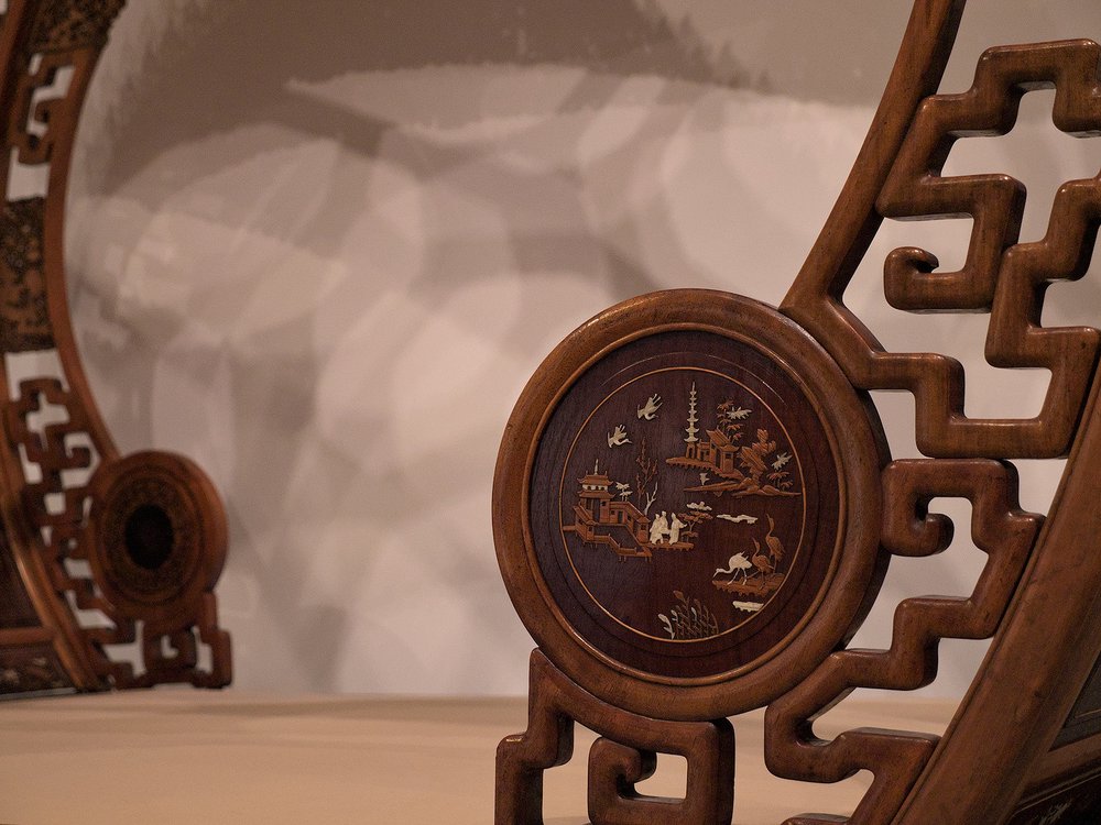 Chinese “moon bed” detail. Salem has a lot of historical connection to east Asia. Chinese “moon bed” detail. Salem has a lot of historical connection to east Asia.