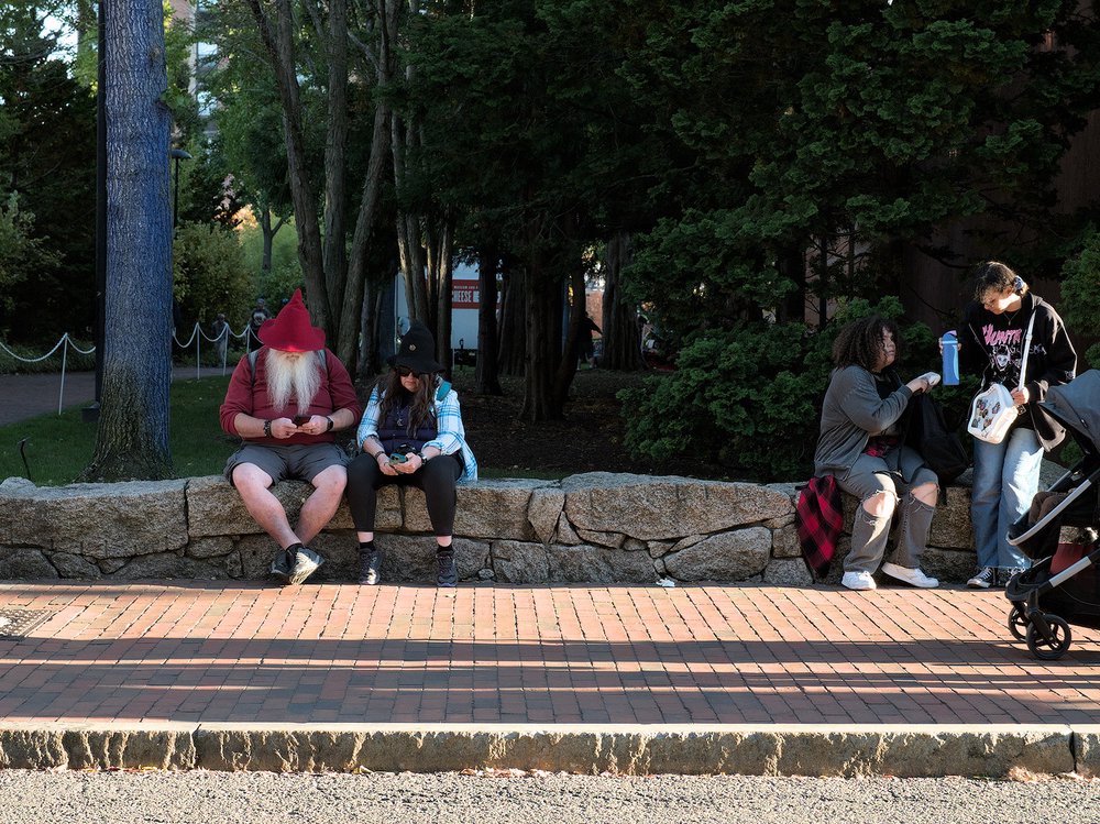 Even wizards and witches need to take a load off and catch up on socials. Even wizards and witches need to take a load off and catch up on socials.