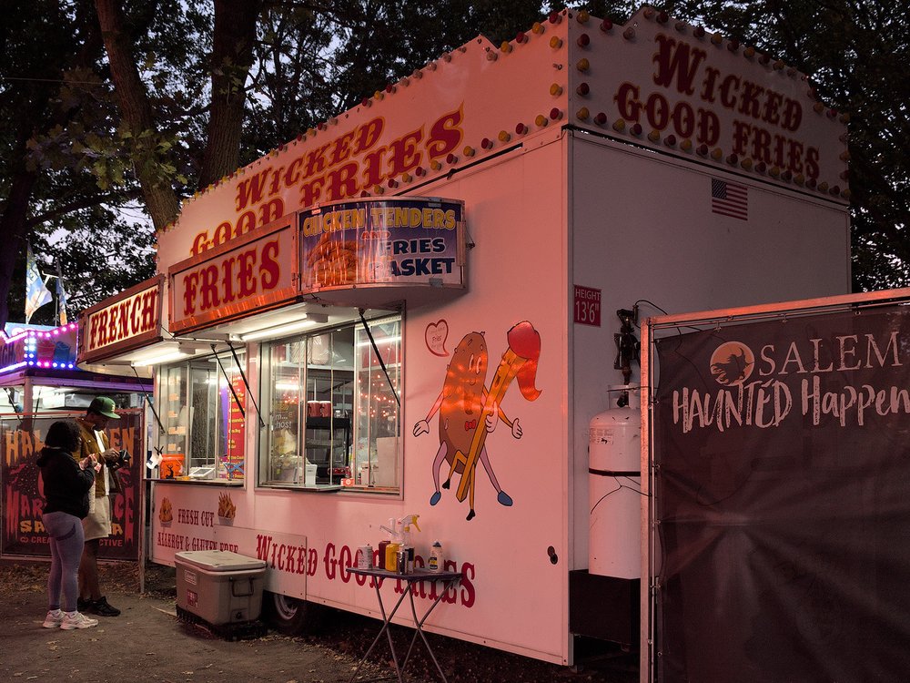 I only have eyes for your wicked good fries. I only have eyes for your wicked good fries.
