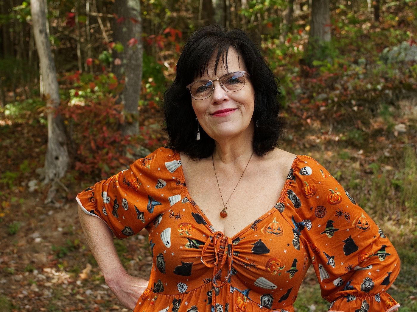 Fall vibes set to "11"; Kelli set to "stun".