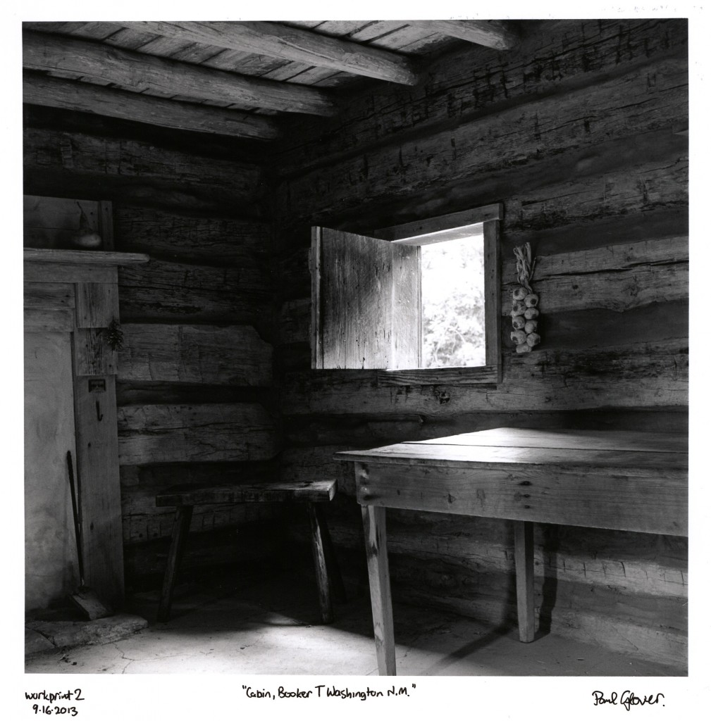 Inside cabin, Booker T Washington National Monument
